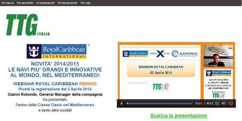 ROYAL CARIBBEAN p/c TTG